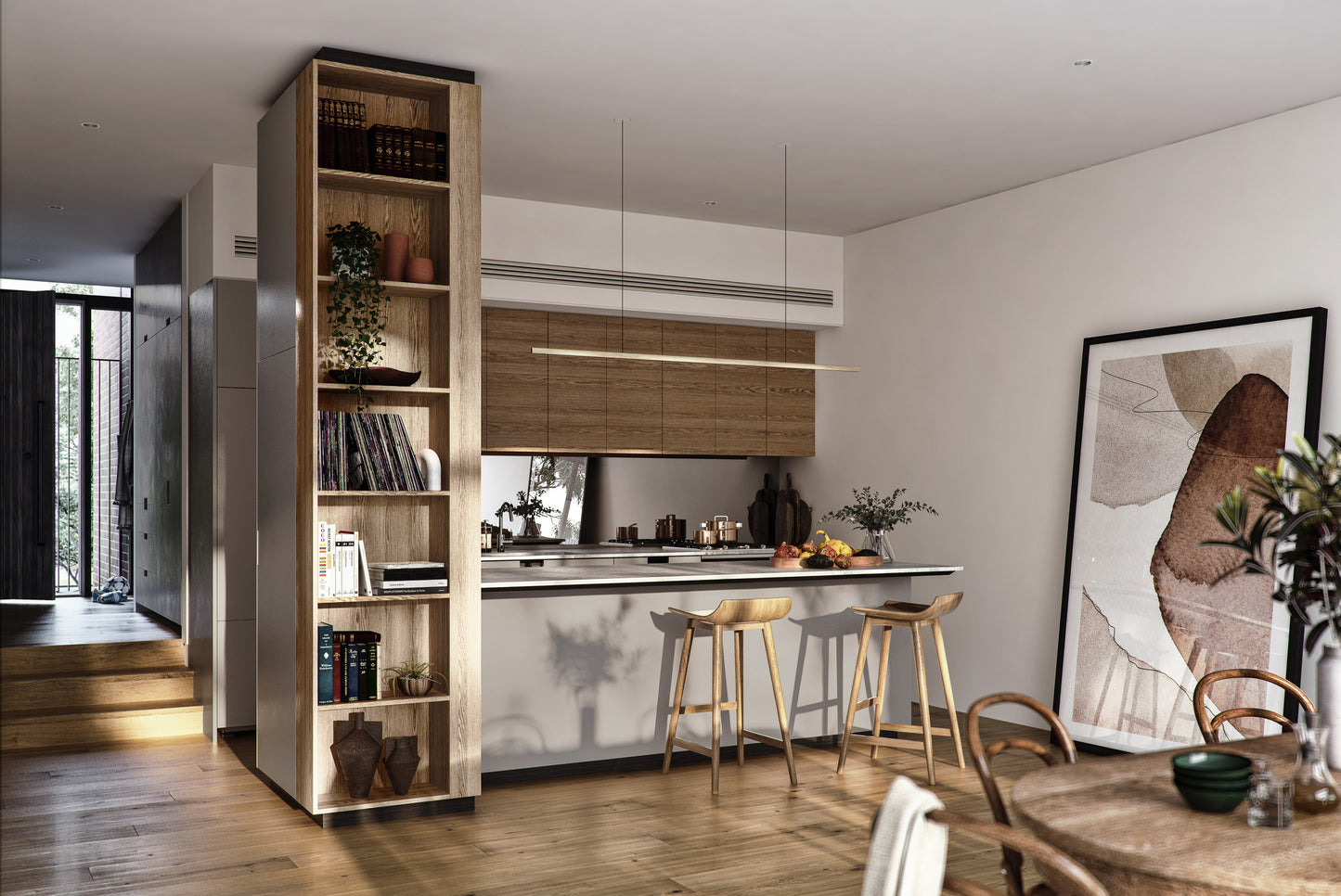 Highline 1800mm - Satin Waxed Brass