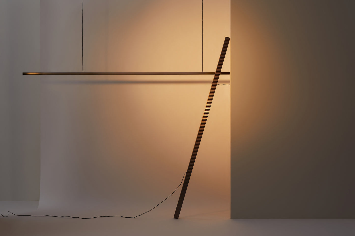 Capital 2400mm - Satin Waxed Brass