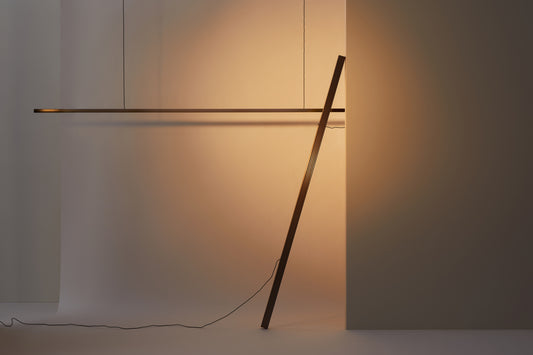 Capital 2400mm - Satin Waxed Brass